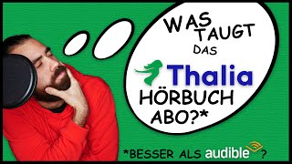 Das Thalia HörbuchAbo im Test 2023  Die Alternative zu AUDIBLE [upl. by Demetra]