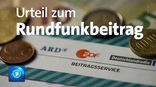 Rundfunkbeitrag ist weitgehend mit Grundgesetz vereinbar [upl. by Pierre]