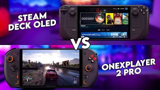 Steam Deck OLED Vs ONEXPLAYER 2 Pro  A Worthy Rival [upl. by Maram362]