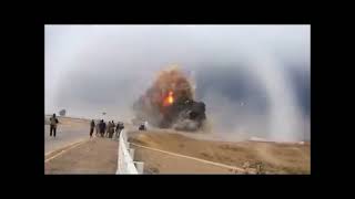 Bomb shockwave like in Tongas volcano quoteruptionquot bomb [upl. by Osmen36]