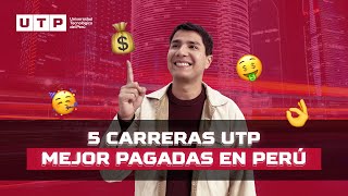 UTP Descubre las 5 carreras mejor pagadas en Perú [upl. by Nednyl]