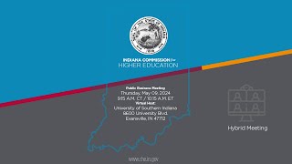 2024 May Commission Meeting PART 1 University of Southern Indiana [upl. by Ahsiuqram156]