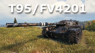 World of Tanks T95FV4201 Chieftain  6 Kills 117K Damage [upl. by Eniamurt]