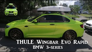 How to Fit Thule WingBar EVO Roof rack fixed points for BMW 3 Series [upl. by Sprage494]