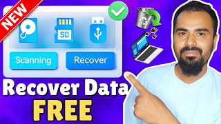 💯Free Data Recovery Tool for Laptop  How To Recover Permanently Deleted Files Photos Videos Hindi [upl. by Berwick]