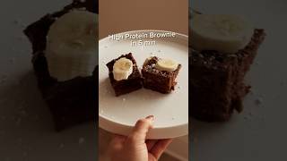 70g of protein Brownie in 5 min recipe [upl. by Ativla16]