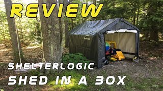 Shelterlogic Shed in a Box 8x8x8 Review 2018 [upl. by Airotna]