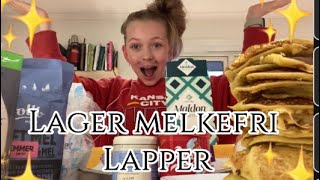 Lager Melkefri Lapper Pannekaker [upl. by Odrautse]