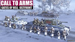 Call to Arms Gates of Hell Ostfront Za Rodinu Campaign quotWinter Stormquot WW2 RTS Defense Strategy [upl. by Heyra79]