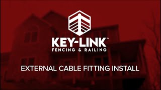 External Cable Fitting Install [upl. by Wanonah]