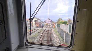 Oswestry Hertiage Railway Cab ride in the Class 73 Return trip Western wharf to Oswestry [upl. by Fagaly]