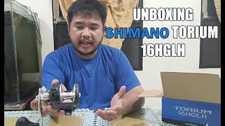 SHIMANO TORIUM 16HGLH Fishing Reel Unboxing  English [upl. by Ynes101]