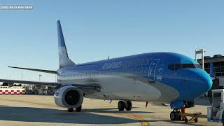 Aeroparque SABE  Bahia Blanca SAZB  PMDG 737800  Flight Simulator 2020 ARGENTINA ✈️ [upl. by Harriott426]