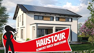 Fertighaus Wie funktioniert mehr Komfort durch Smarthome und Kühlfunktion RenschHaus  Haustour [upl. by Destinee]