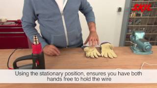 How to use a heat gun to apply heat shrink tubing [upl. by Faludi]