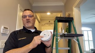 How to replace battery in First Alert Smoke Detector [upl. by Bohun]