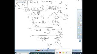 Alg 1 2 7 Solving Proportions [upl. by Nyladnohr]