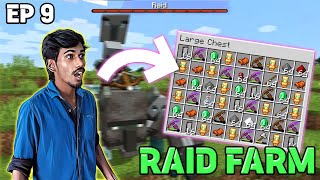 Extreme Loot 🤑  Pillager Raid Farm and Dog Farm 🤣  Aks Minecraft Part 9 [upl. by Pelligrini]