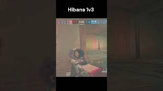 Hibana 1v3 Shouldnt of won this watch my health [upl. by Sternlight]