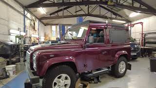 Dormobile Land Rover Defender Progress [upl. by Rehtul]