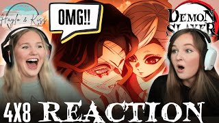 BEST EPISODE EVER 🔥  DEMON SLAYER  Reaction 4x8 [upl. by Loma]