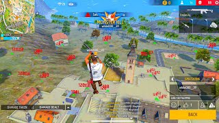 Fly Hacker in My Game  Solo Vs Squad Full Gameplay  Must Watch Garena Free Fire [upl. by Roddy]