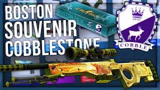 SOUVENIR COBBLESTONE BOSTON 2018 CASE UNBOXING [upl. by Key]