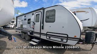 Have an Adventure in the 2021 Winnebago Micro Minnie 2306BHS [upl. by Atiekram]