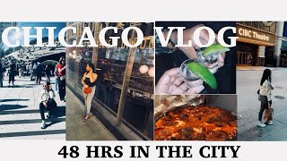 CHICAGO TRAVEL VLOG COME TO CHITOWN WITH ME [upl. by Asyen]