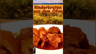 Rinderschmorbraten mit Rotweinsauce🍷Omas butterweicher Sonntagsbraten dem Ofen [upl. by Giles302]