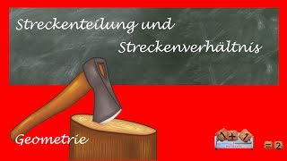 Eine Strecke teilen  Streckenverhältnis  Strahlensatz [upl. by Dalt333]