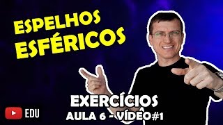 O QUE SÃO OS ESPELHOS ESFÉRICOS  EXERCÍCIOS de ÓPTICA  AULA 6  Prof Boaro  VÍDEO 1 [upl. by Wang675]