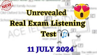 11 JULY 2024 IELTS exam Hard Listening test with answer out April month ielts exam listening [upl. by Ungley295]