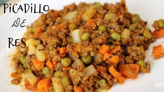 PICADILLO DE RESCARNE MOLIDACOMO HACERMEJORADA [upl. by Shirlene]