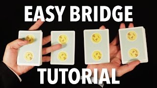 Cardistry for Beginners Twohanded Cuts  Easy Bridge Display Tutorial [upl. by Deeanne499]