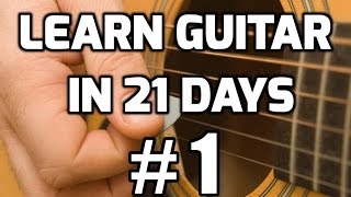 Guitar Lessons for Beginners in 21 days 1  How to play guitar for beginners [upl. by Heringer]