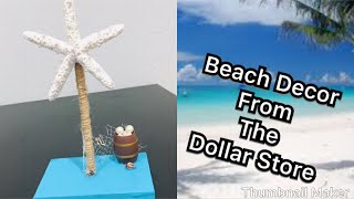 Dollar store beach home decor idea  starfish beach party decor centerpiece beach themed party 🏝 [upl. by Airrotal]