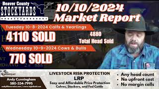 10102024 Cattle Market Report [upl. by Domel]