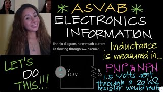 ASVAB ELECTRONICS INFORMATION REVIEW  Jane Maciejewski [upl. by Aihsilef]