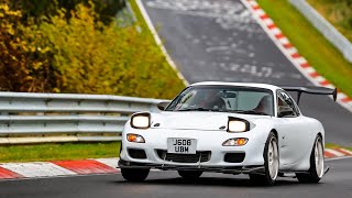 RX7 FD on the Nürburgring  last TF of 2024 [upl. by Annnora]