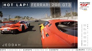 HOT LAP  Jeddah  Ferrari 296 GT3  Fanatec GT Europe 2024 [upl. by Aidaas867]