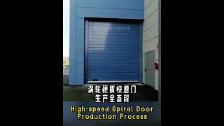 high speed spiral door production process [upl. by Radman111]