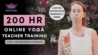 200hr Online Yoga Teacher Training Fully SelfPaced  LIVE and OnDemand Learning [upl. by Nesila]