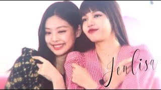 Jenlisa Moments in Abema TV Part 1 BLACKPINK Jennie x Lisa [upl. by Zusman954]