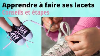 Apprendre à faire ses lacets [upl. by Marasco]