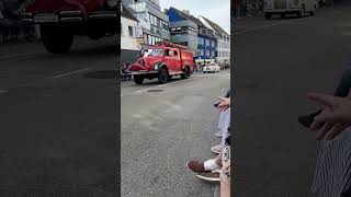 Engel Oldtimer vor dem Festzug des Fränkischen Volksfest Crailsheim [upl. by Heinrike911]