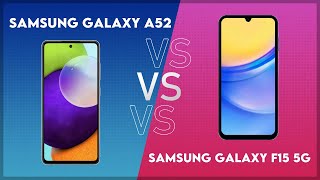 Samsung Galaxy A52 vs Samsung Galaxy F15 5G Technical Comparison [upl. by Bouton]