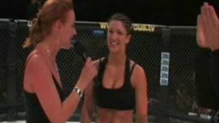 Gina Carano 1st postfight interview [upl. by Nalyr]