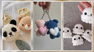 Amigurumi Keychain Crochet Keychain for Beginners Colorful Crochet Keychain Ideas [upl. by Maris]