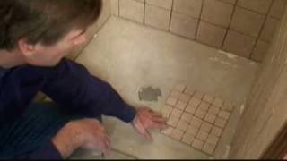 How to Tile a Custom Ceramic Tile Shower Video [upl. by Rimidalg926]